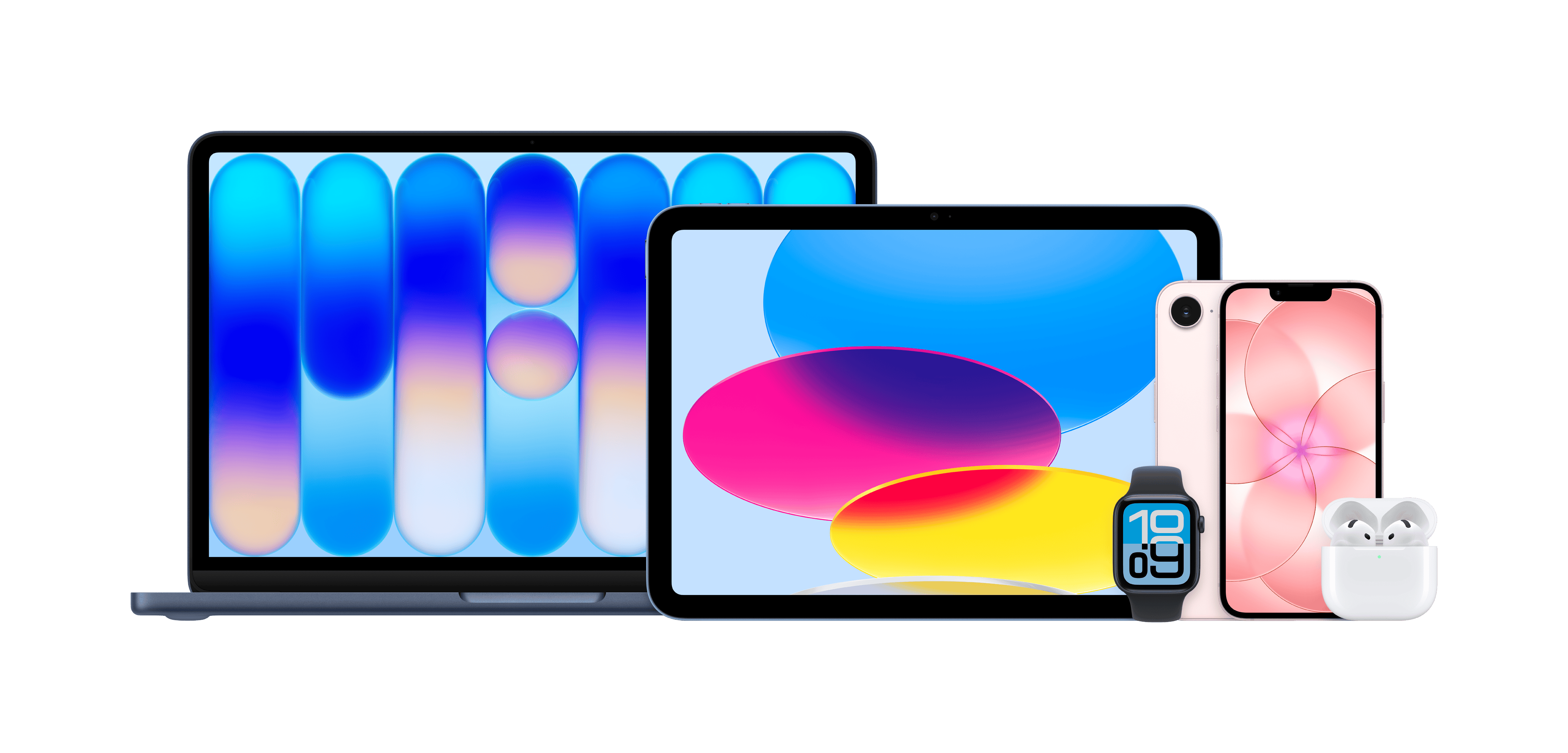 MacBook, iPad, iPhone, Apple Watch i AirPods